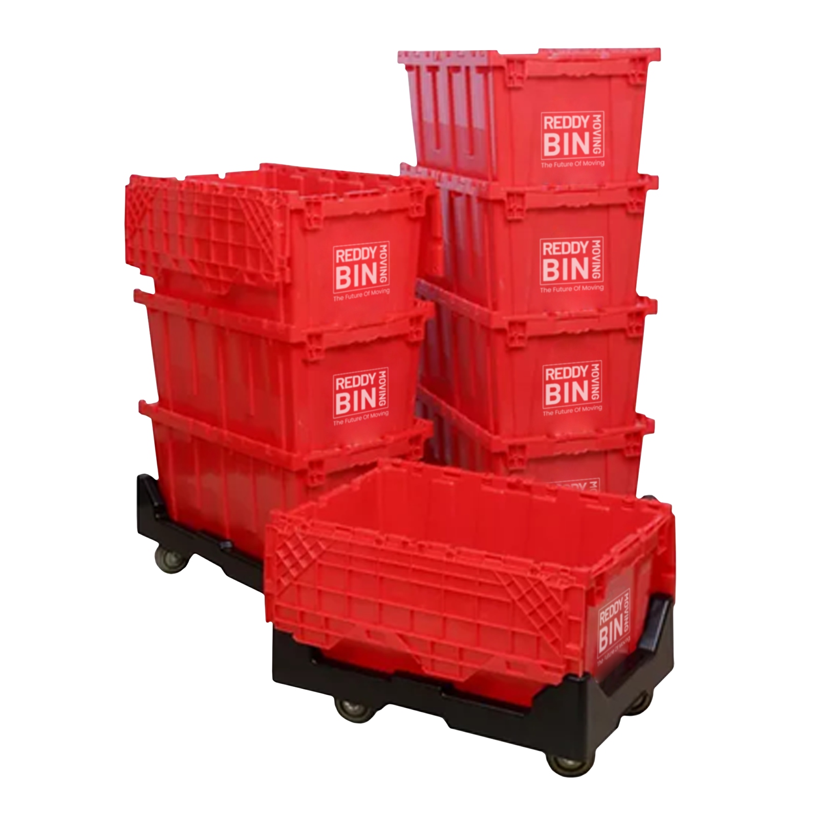 Plastic moving boxes Tampa for rent by Reddy Van