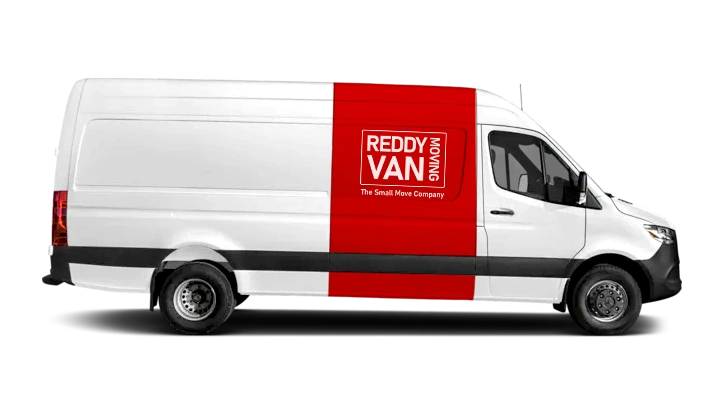 Reddy Van college student movers moving van.